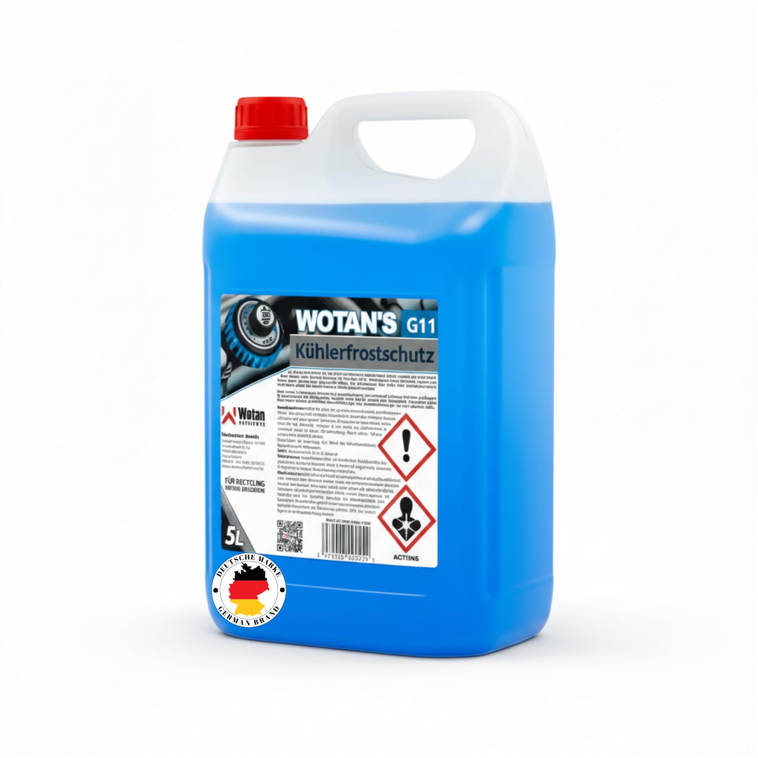 WWotan Solutions Kühlerfrostschutz G11 | Kühlmittel Fertiggemisch blau