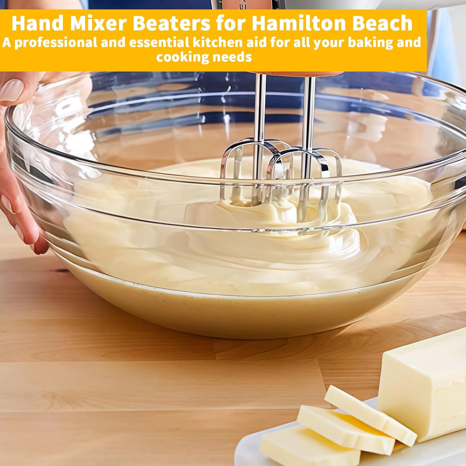 Hand Mixer Beaters for Hamilton Beach, Compatible with 62682RZ 62692 64699 62695V Electric Mixer