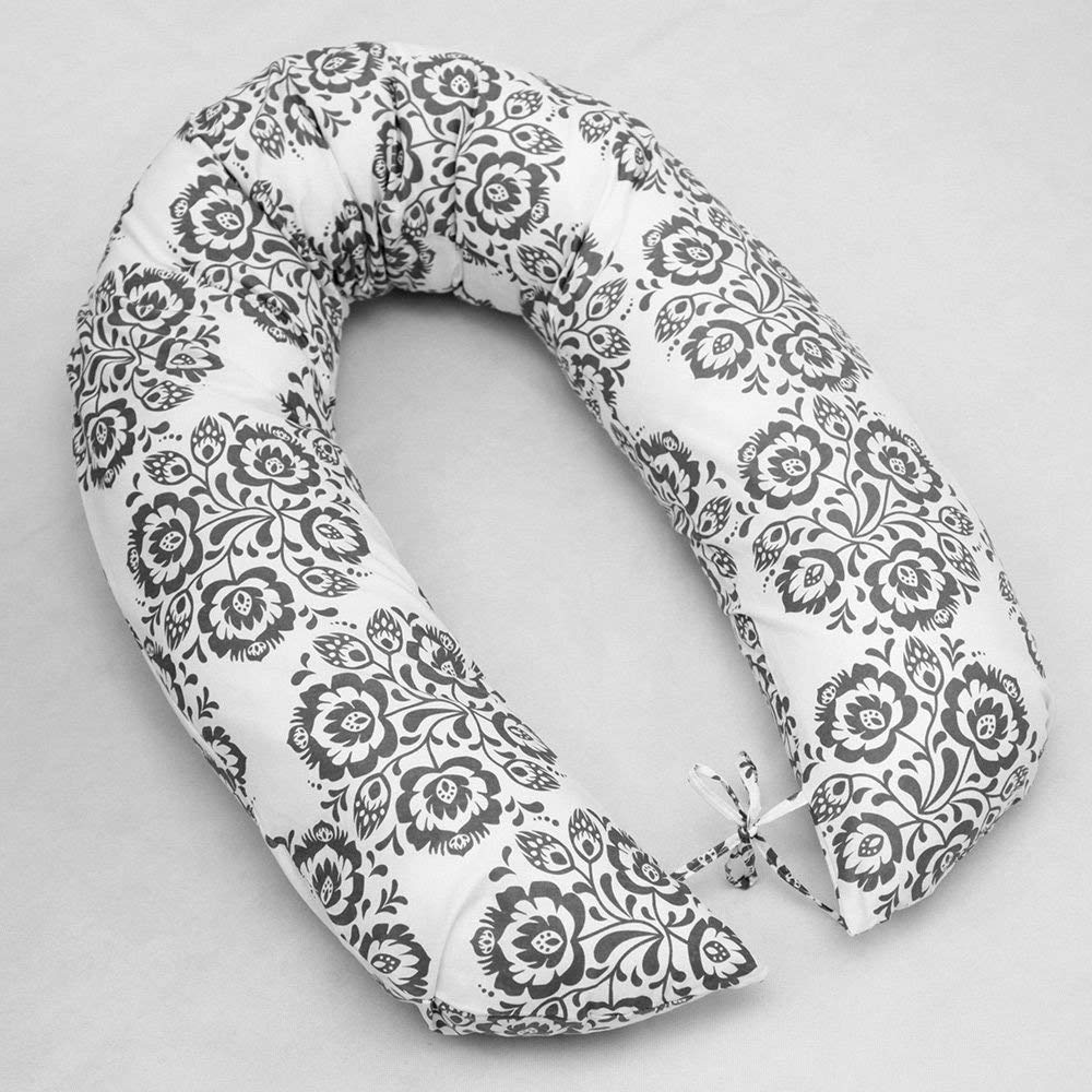 Babymam BREAST FEEDING PILLOW BABY NURSING MATERNITY PREGNANCY COTTON COVER 170CM (Folklore)