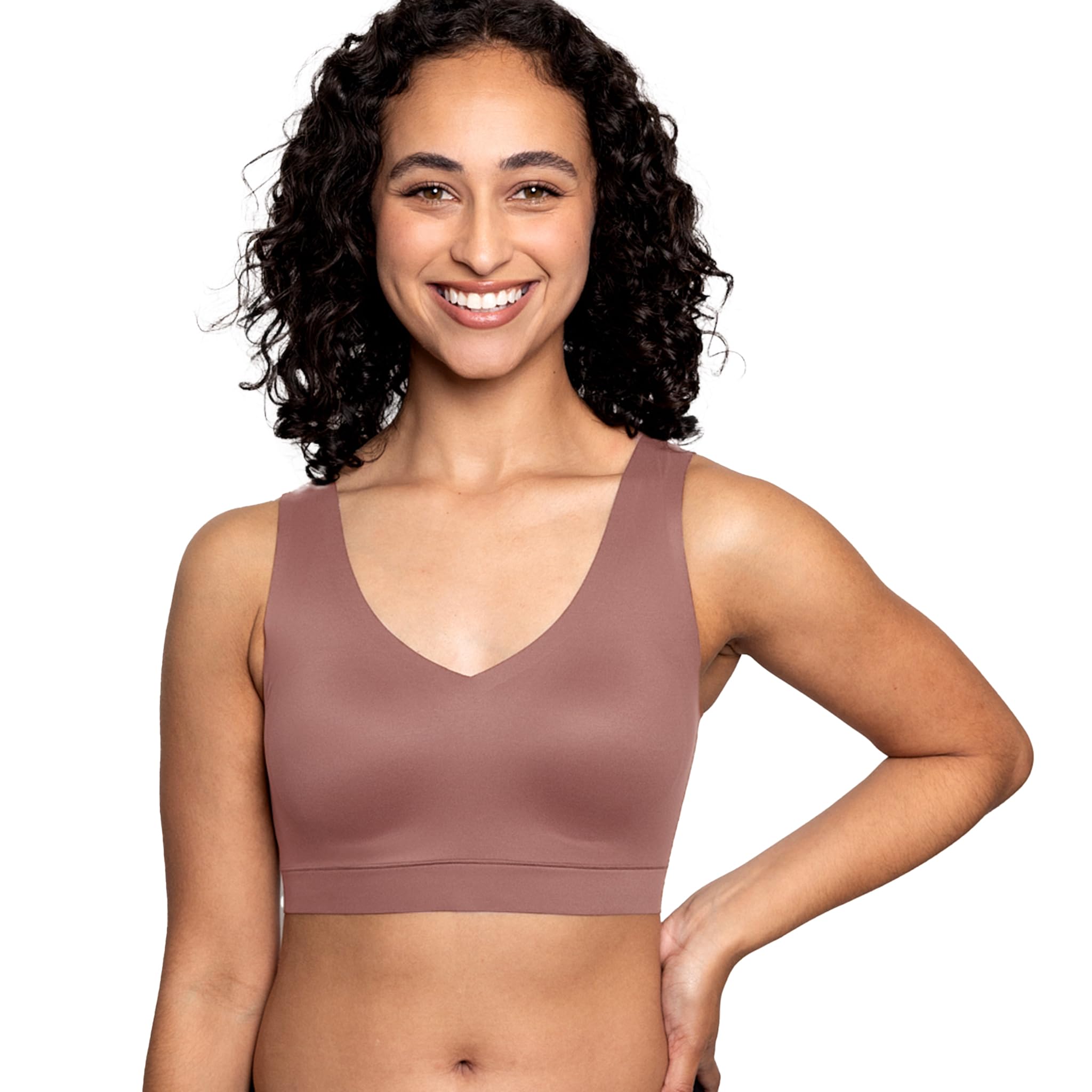 Floatley Cozy Bra Comfort Wirefree Full Coverage Seamless Bra with Embedded Pad for Women