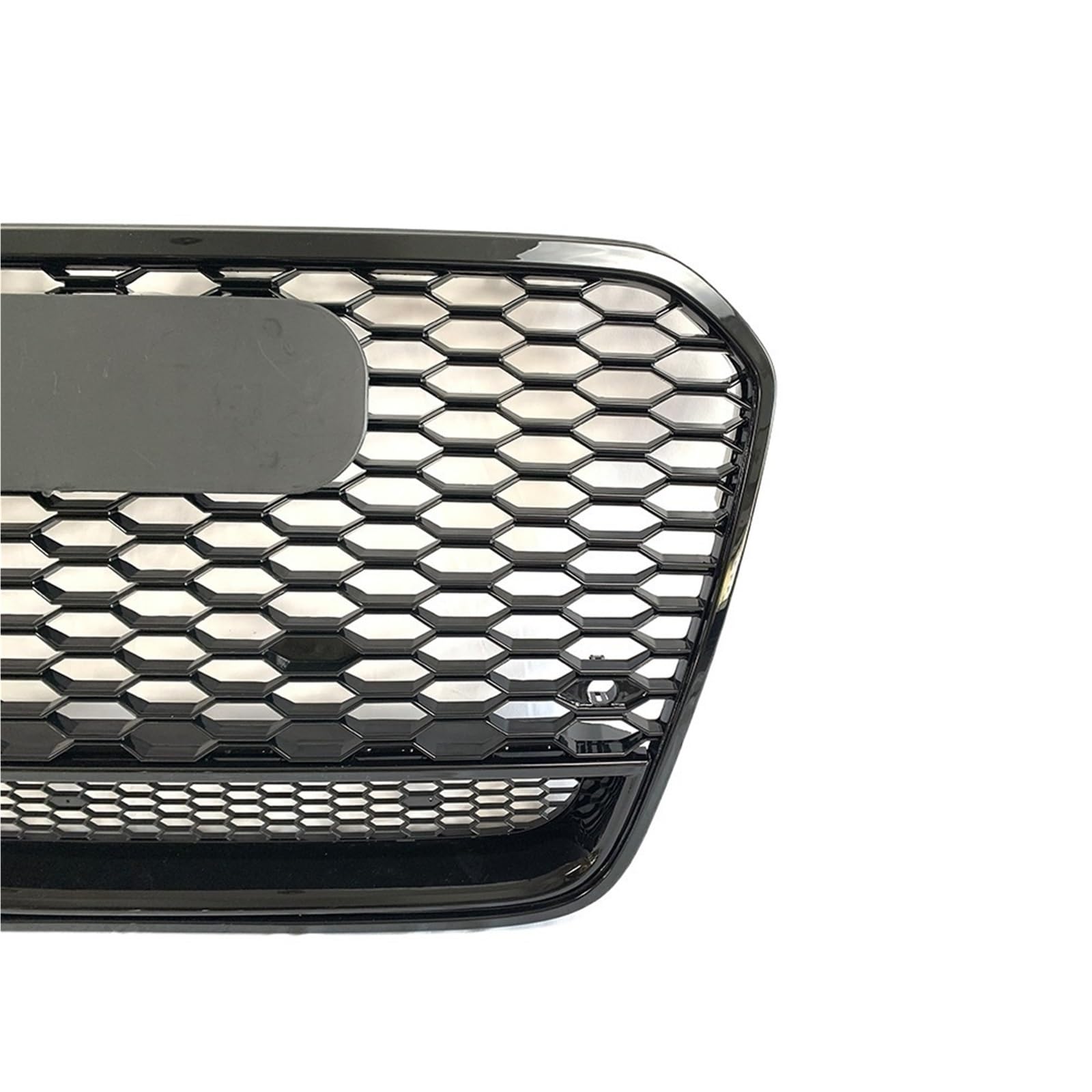 Osłona chłodnicy pasuje do zderzaka przedniego RS Style, osłona zderzaka pasuje do Audi A6 S6 C7 2012-2015, błyszcząca kratka pasuje do Quattro(All Glossy Black)