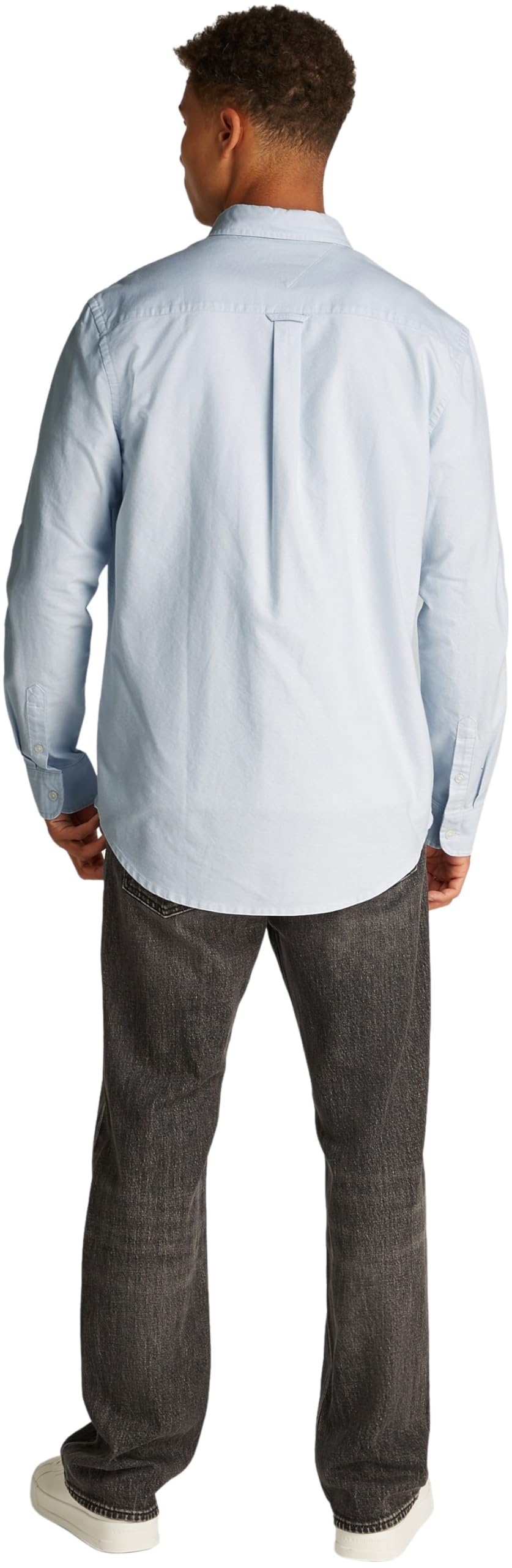 Tommy Jeans Herren Hemd Langarm Oxford Regular Fit, Blau (Sweet Blue), L – Ansicht 2