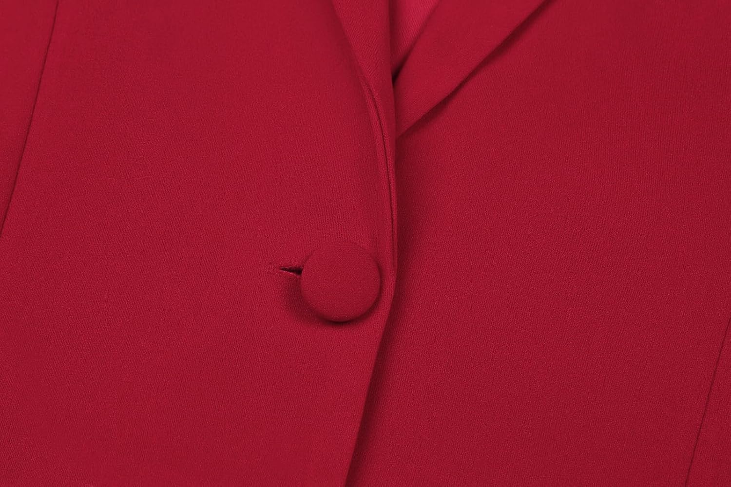 Cropped Blazer for Women Long Sleeve Notch Lapel Button Front Blazers Casual Work Office Cardigan Suit Jacket