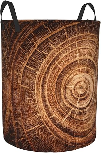 Cesta de lavandería con estampado de árbol de roble, cesta de ropa sucia, impermeable, portátil, alta, plegable, para artículos del hogar