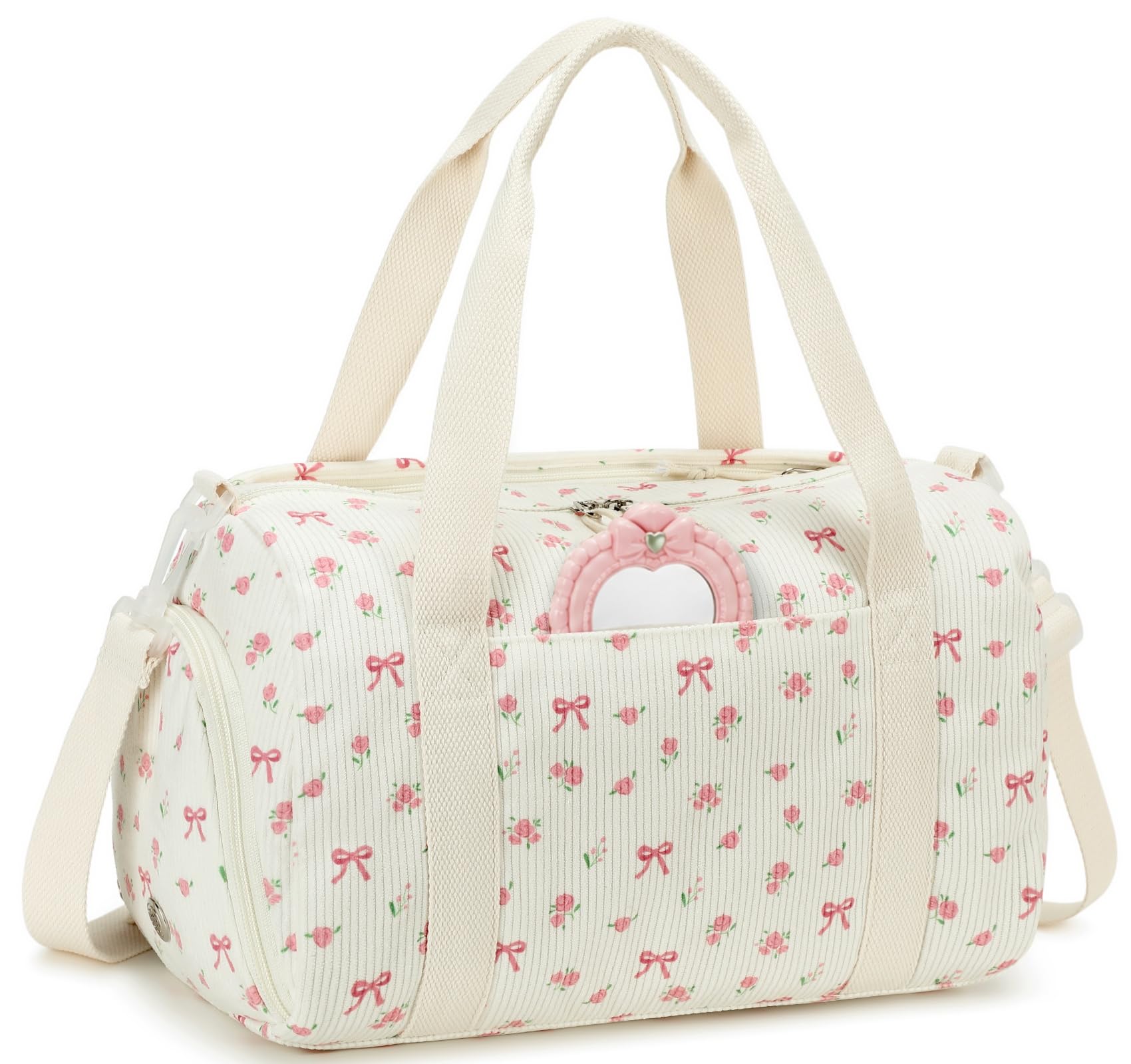BTOOP S-Pink Bow-Floral Kids Dance Bag