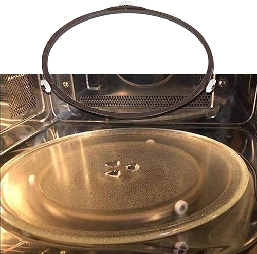 Miniatura 5 de Anillo giratorio de microondas de 7 pulgadas, anillo de rodillo de microondas, soporte para bandeja de placa de vidrio, anillo interior de repuesto,