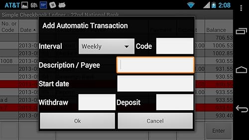 Simple Checkbook Ledger Free