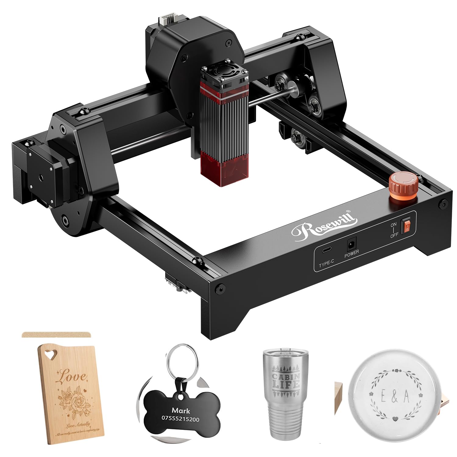 Amazon.com: Rosewill Mini Laser Engraver, 2.5W Diode Laser