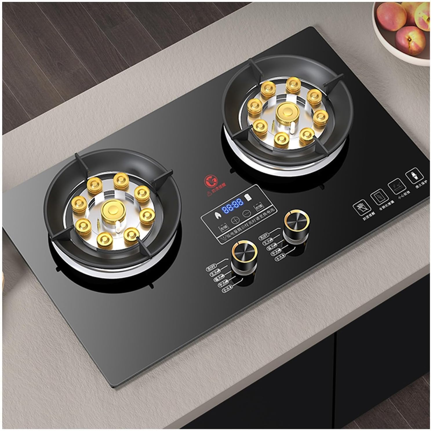 Estufa de Gas 2 Puestos de Escritorio/Empotrable 5.2KW