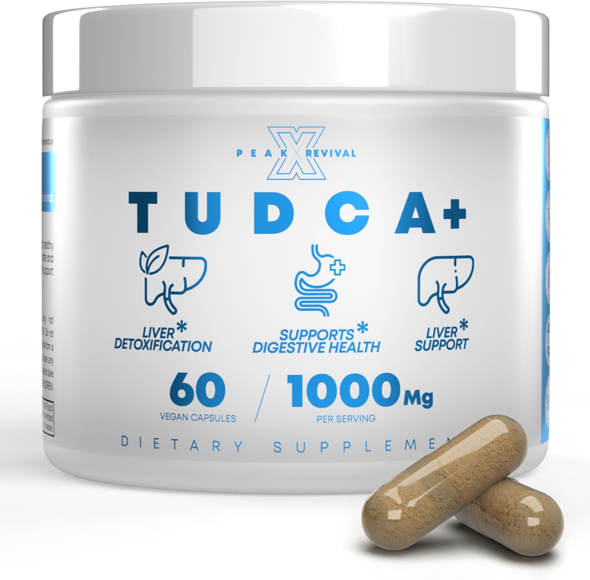 TUDCA (Tauroursodeoxycholic Acid) Liver Support Suppleent - 1200g Per - Foto 9