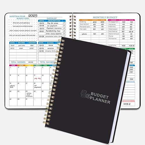 Budget Planner - Monthly Bill Organizer with Expense Saving Debt