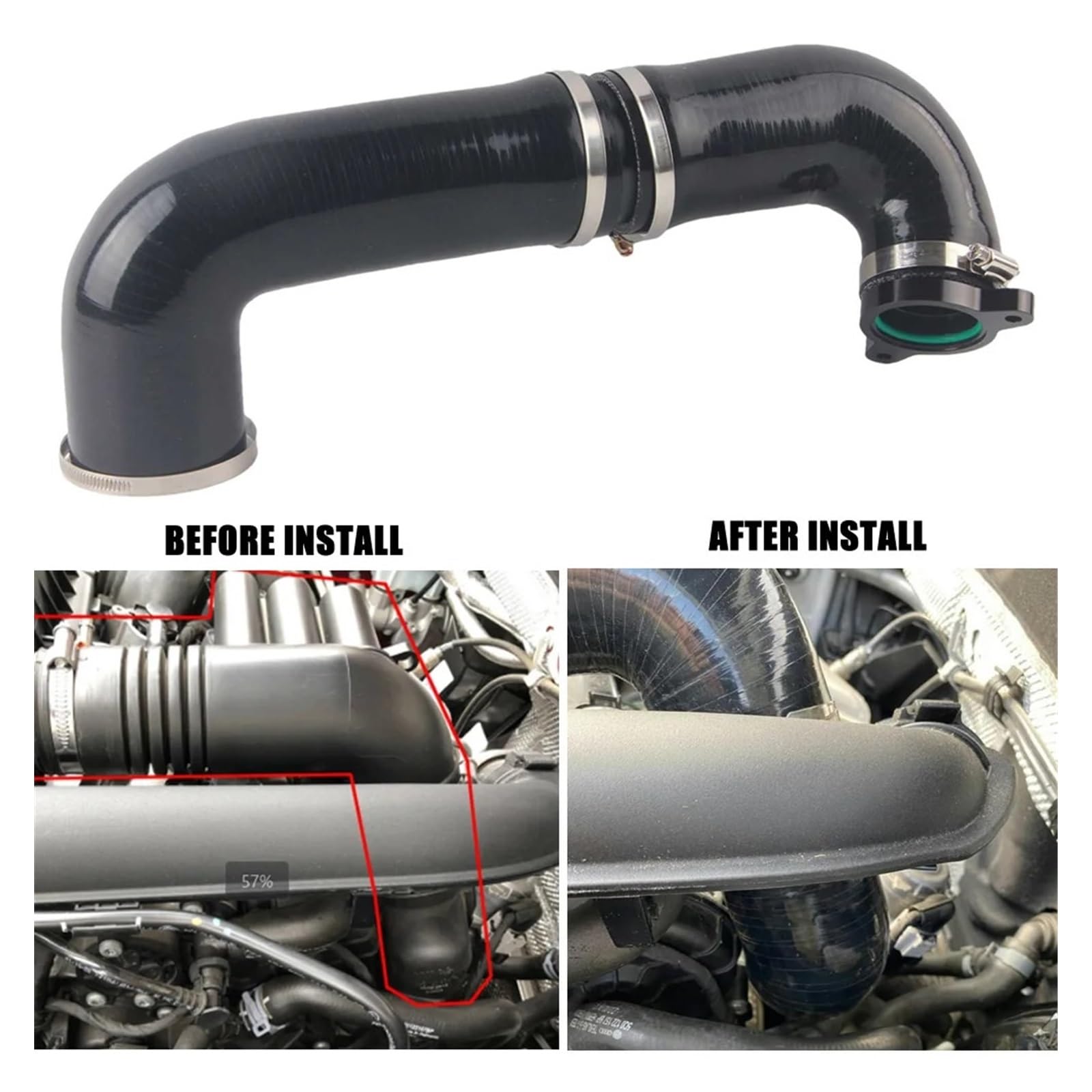Amazon.com: Turbo Intake Pipe Compatible with Seat Skoda VW EA211