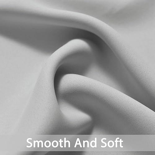 Miniatura 3 de Yakamok - Cortinas opacas con aislamiento térmico y hueco para la barra, dos paneles de cortinas para oscurecer la habitación