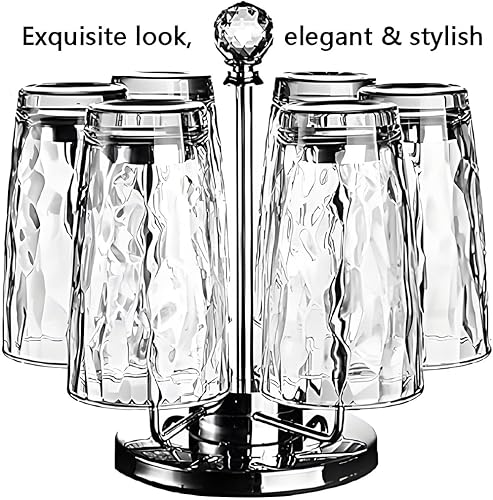 Miniatura 7 de Vasos irrompibles de Tritan de 15 onzas, vasos de acrílico inastillables, sin BPA, vasos de plástico duro, reutilizables, para cocina, agua, juego