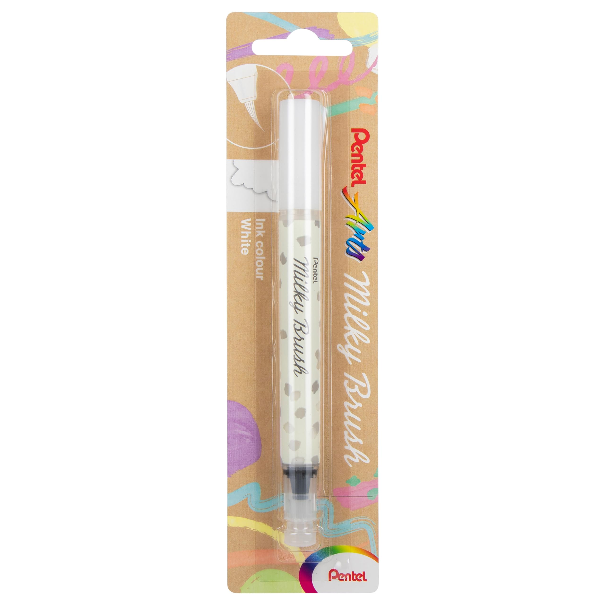 Pentel Milky Brush & Frixion Light セット Amazon.com : Pentel Brush Pen, Nylon, White : Arts, Crafts & Sewing