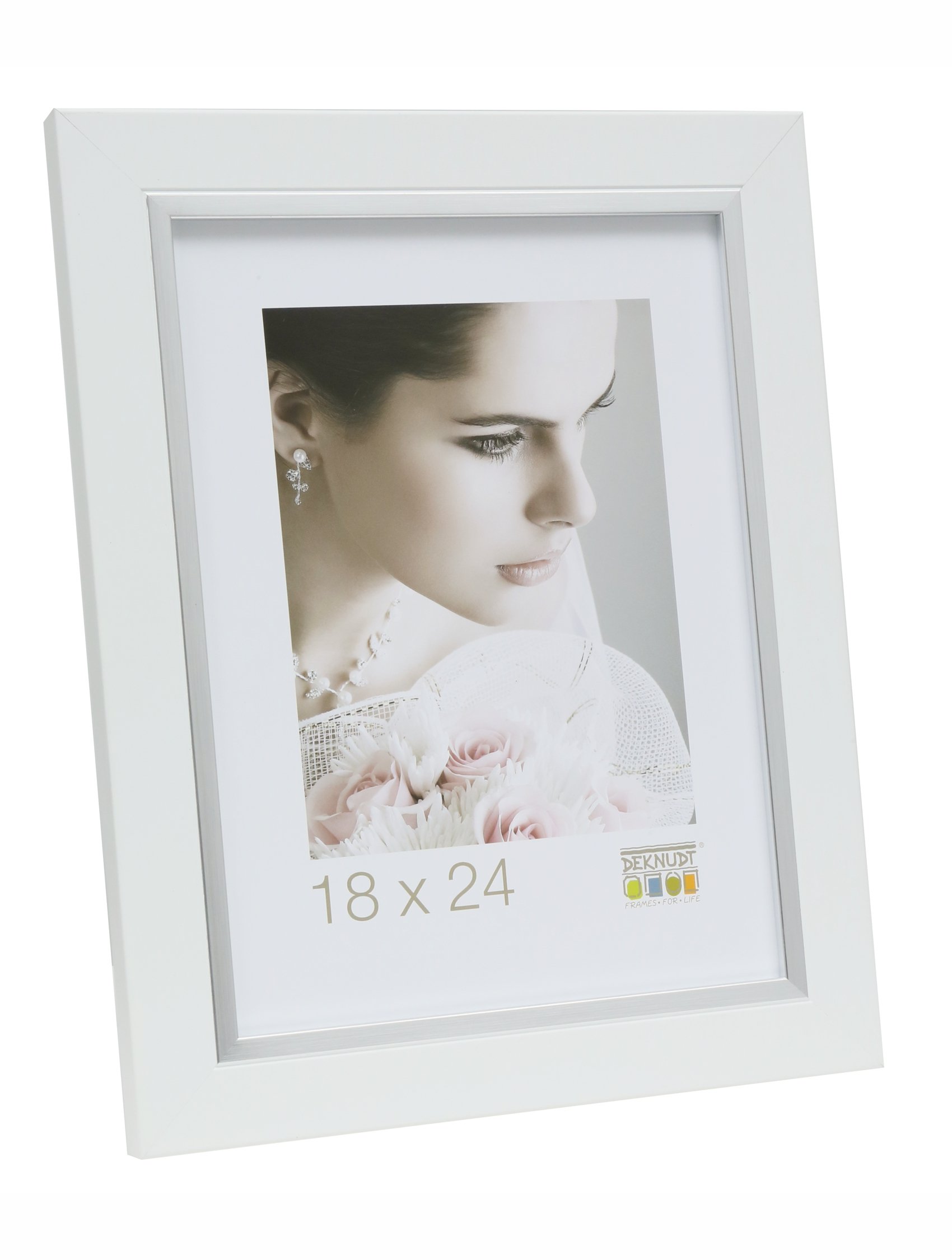 Deknudt White Resin Photo Frame 40x40cm