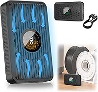 Vista 10 de Paquete de 2 deshumidificadores desecantes recargables para almacenamiento con cable USB-C, reutilizable, portátil, absorbente de humedad y humedad