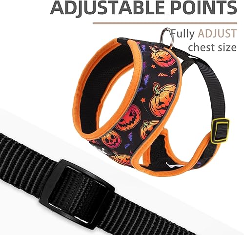 Miniatura 10 de PUPTECK Juego de arnés y correa de malla suave para perro, cachorro y gato, cómodo chaleco acolchado sin tirones, verde oliva, S