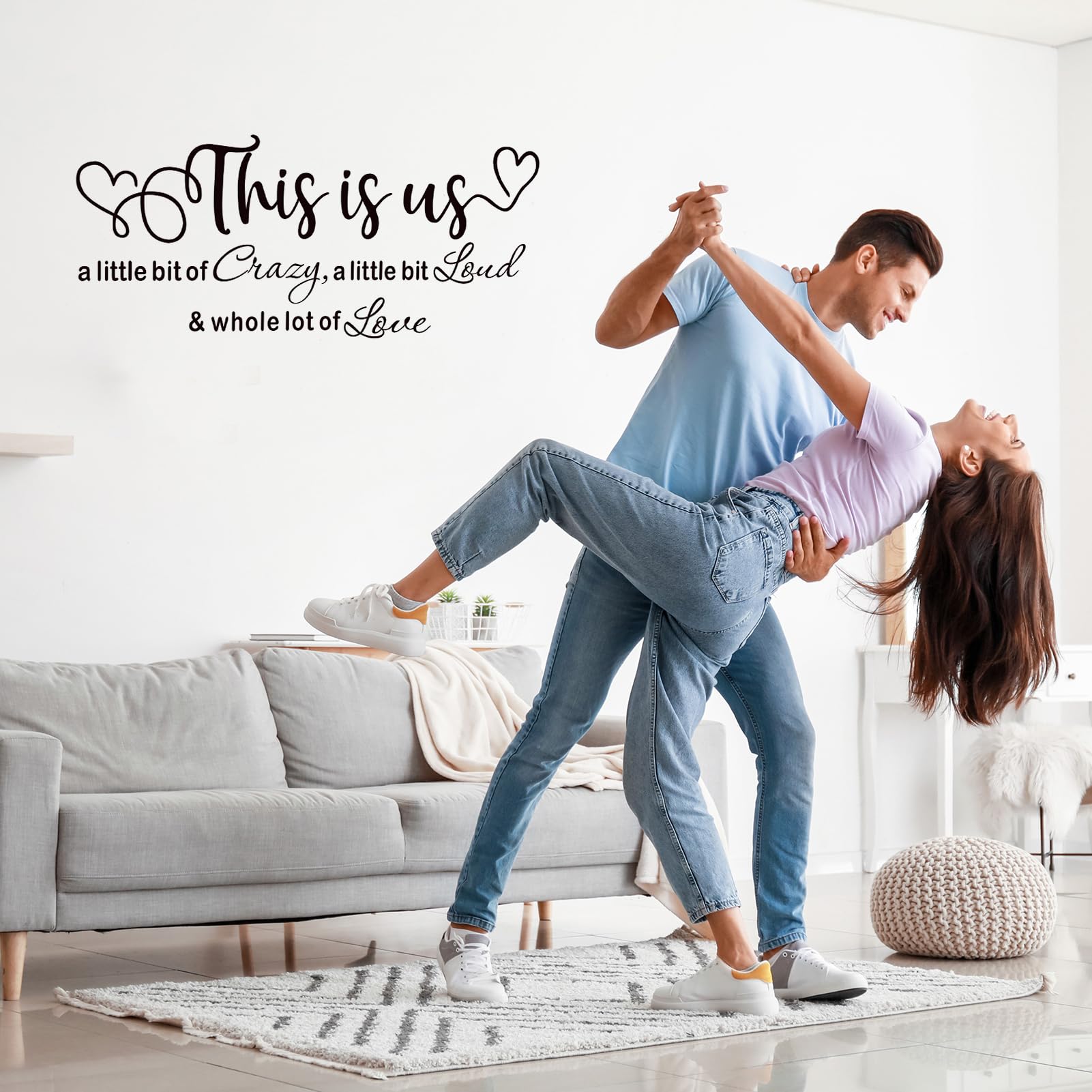 This is Us Crazy Loud Love Wall Stickers - Image 4