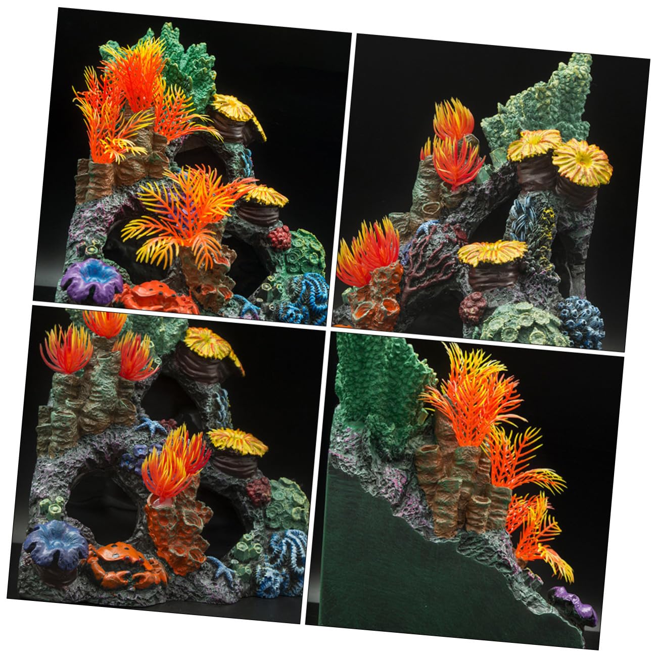 Corail Décoratif en Résine pour Aquarium Paysage Aquatique Abri pour Poissons Couleur Aléatoire