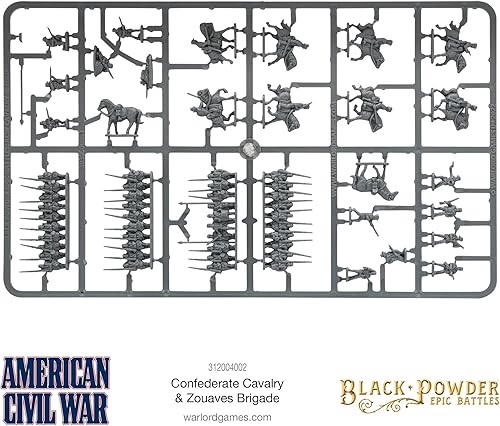 Miniatura 7 de Polvo negro Batallas épicas Comandantes de la Unión de Guerra Civil Americana Comandantes Militares Mesa Superior Wargaming Modelo de Plástico Kit