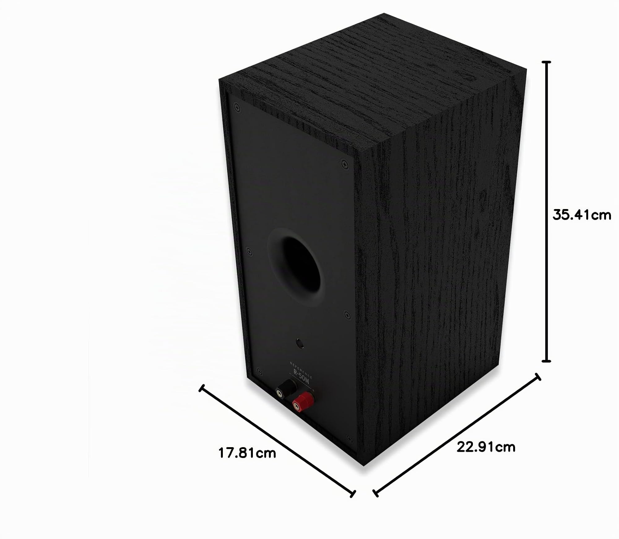Klipsch R-50M Black (Pareja) - Altavoces de estantería Negros woofer 5.25 Pulgadas 75W/300W - 8 Ohm