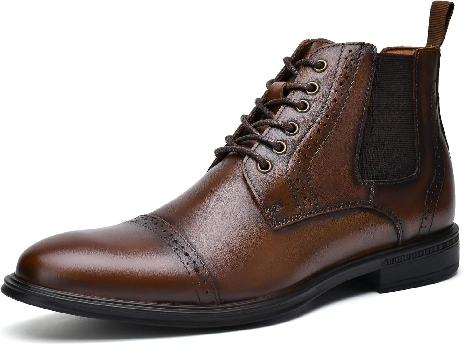 ArcBrothers Mens Chelsea Boots,Slip-on Formal Dress Boots for Men Casual Ankle Men Boots