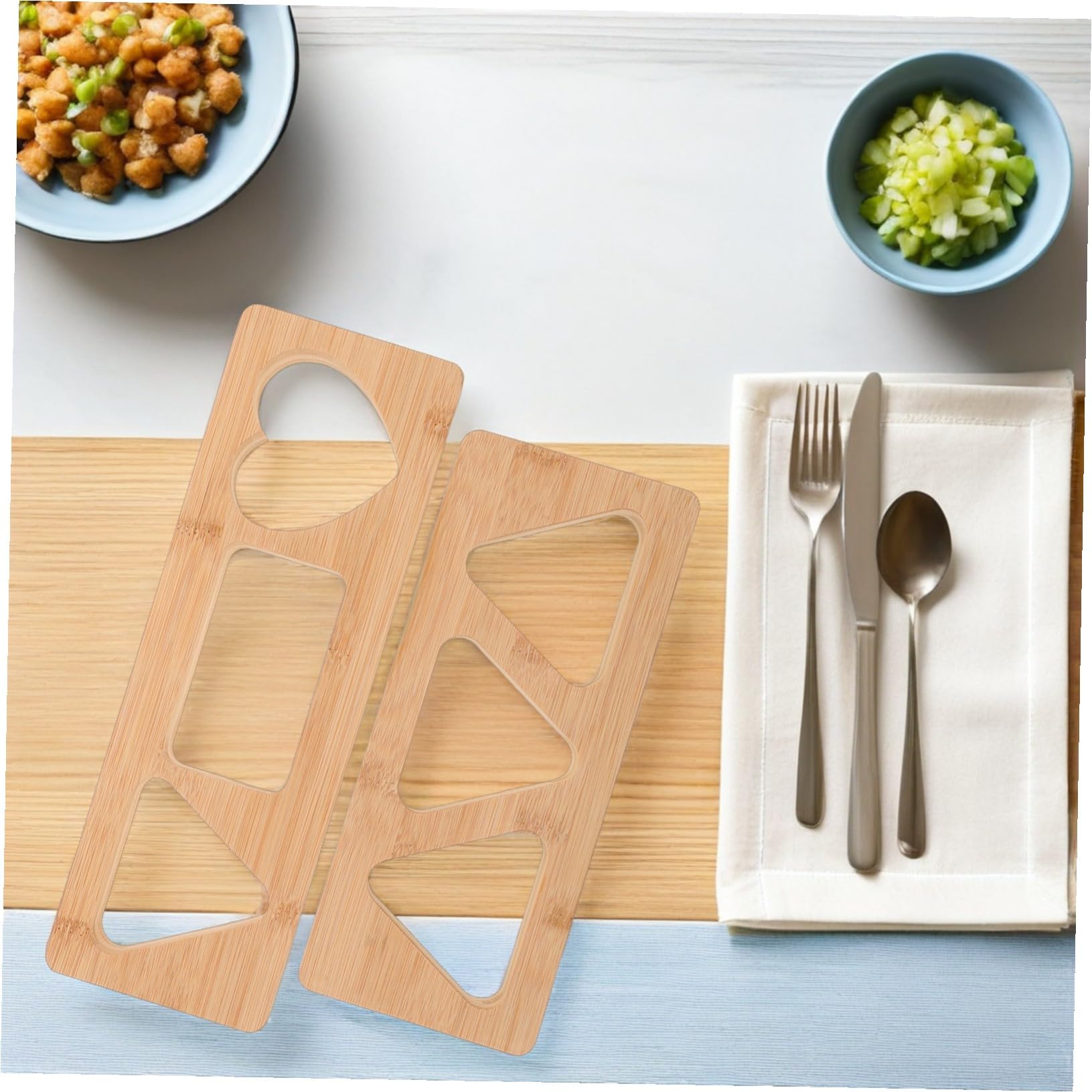 UKCOCO 2piezas Molde De Bolas De Arroz Japonés Bambú Molde Para Sushi Herramienta Para Hacer Onigiri Para Almuerzos De Bento y Reuniones De Picnic