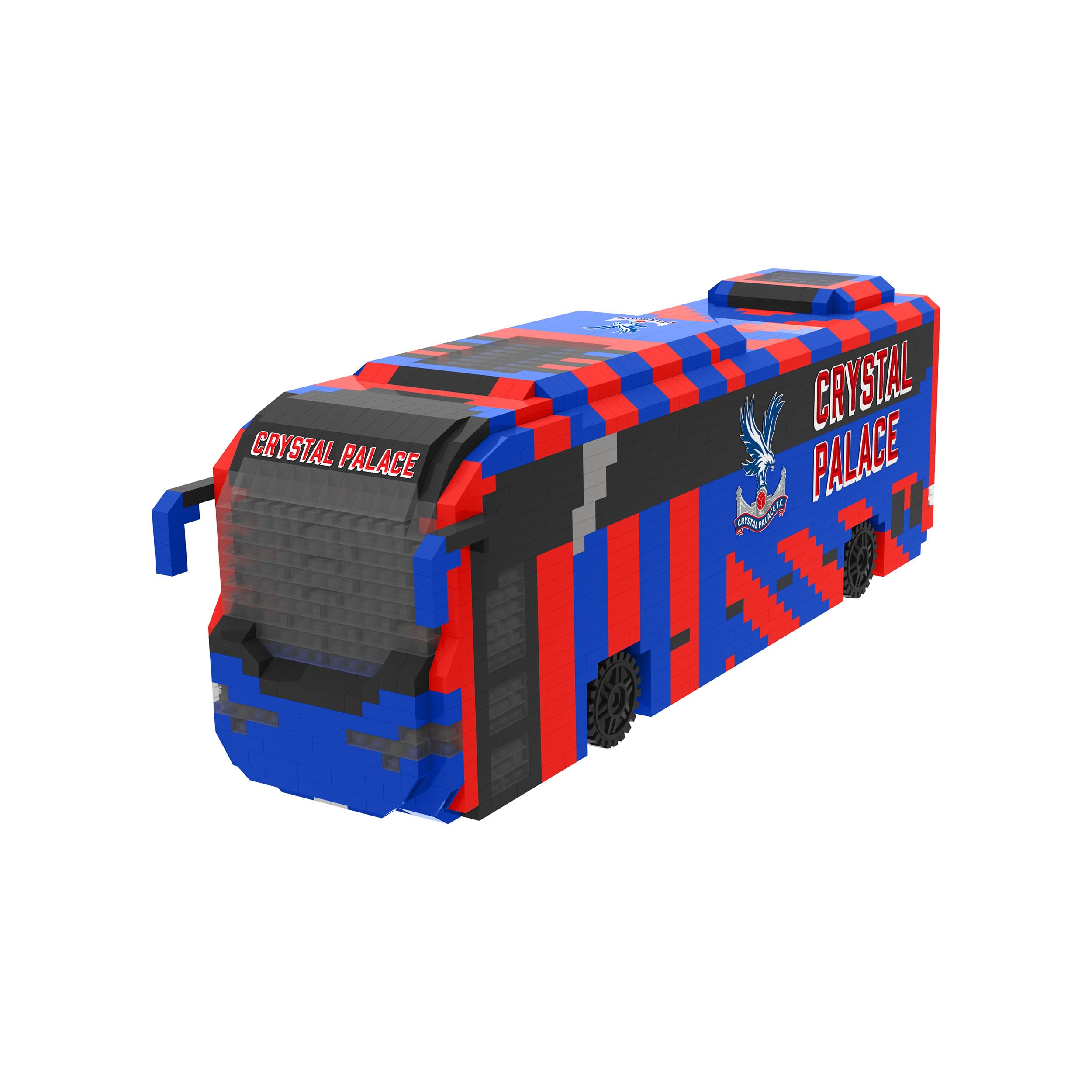 FOCO Officially Licensed Crystal Palace FC BRXLZ 3D Bricks Coach Construction Toy Model