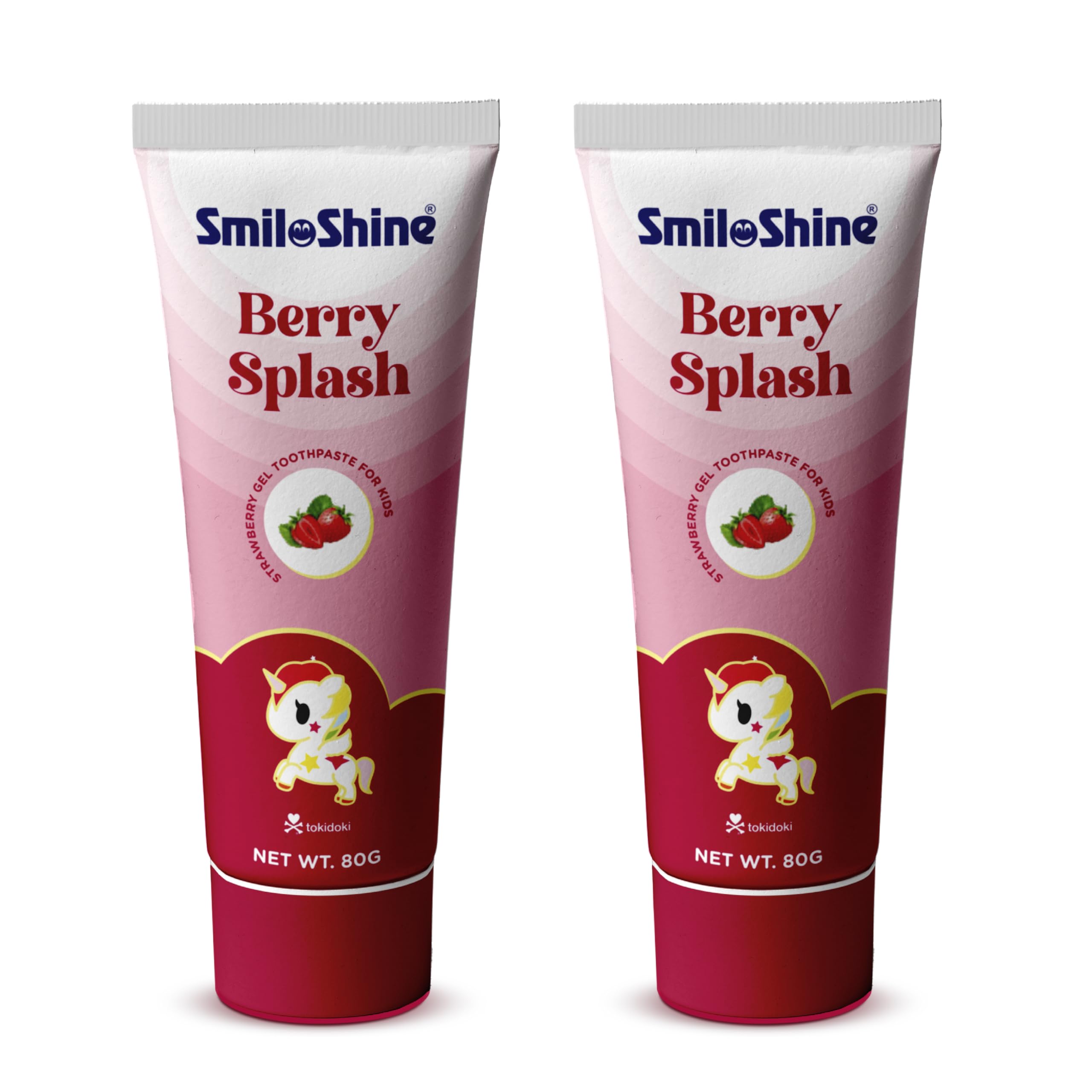 80g x 2 Pack Gel Toothpaste for Kids Toothpaste Baby Plaque Removal, No Artificial Flavors, Prevents Cavities, Effective Oral Care (Strawberry)-image-11