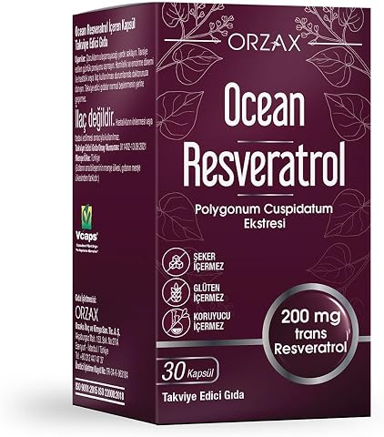 Orzax Ocean Resveratrol 200 Mg 30 Kapsül