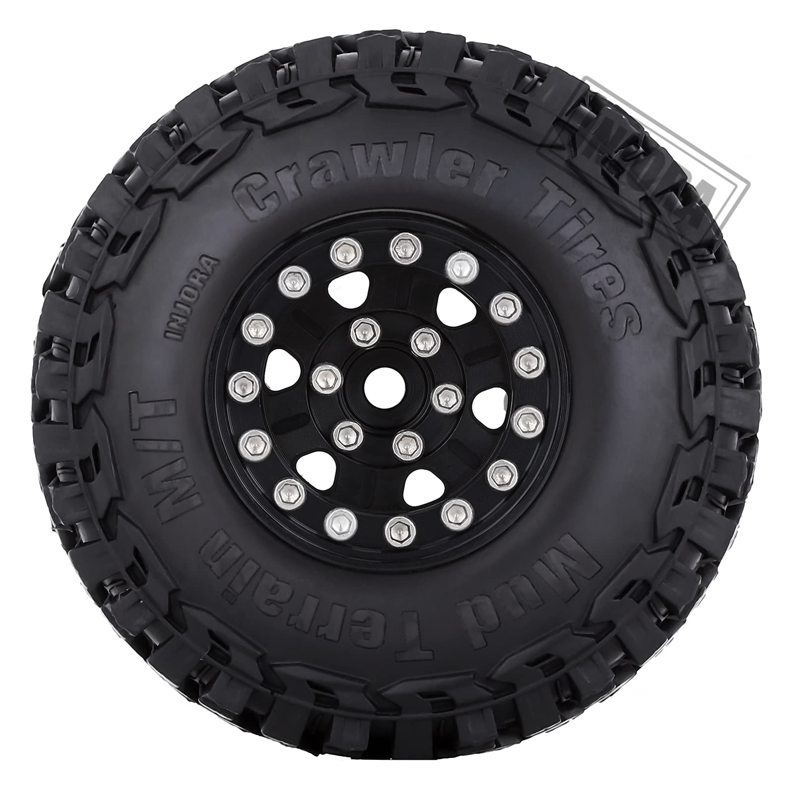 Amazon | INJORA RC 1.0タイヤアルミビードロックホイール＆ソフト