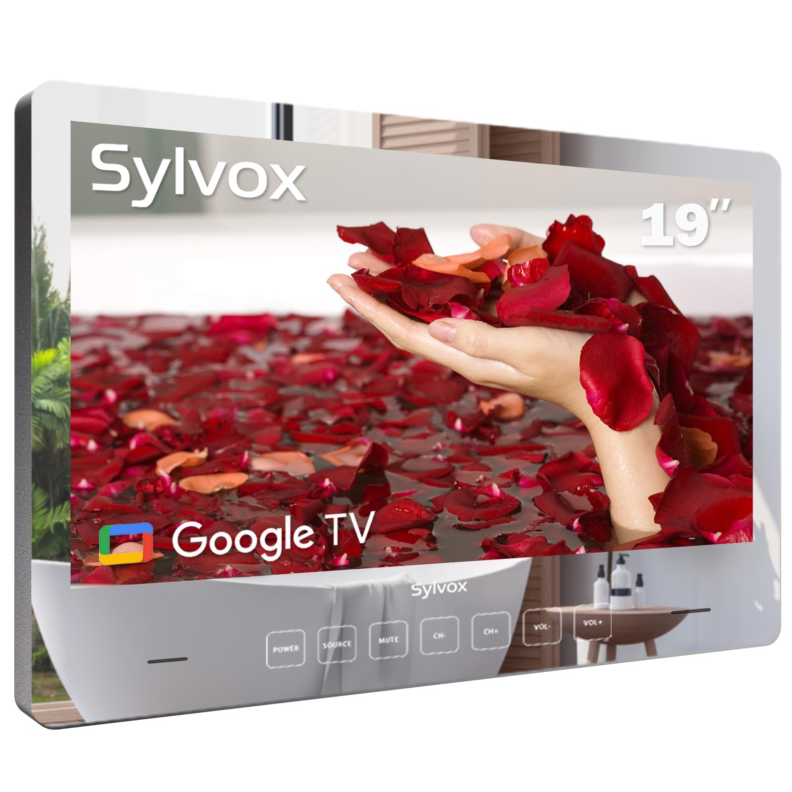 SYLVOX 19 Smart TV Bathroom Magic Mirror