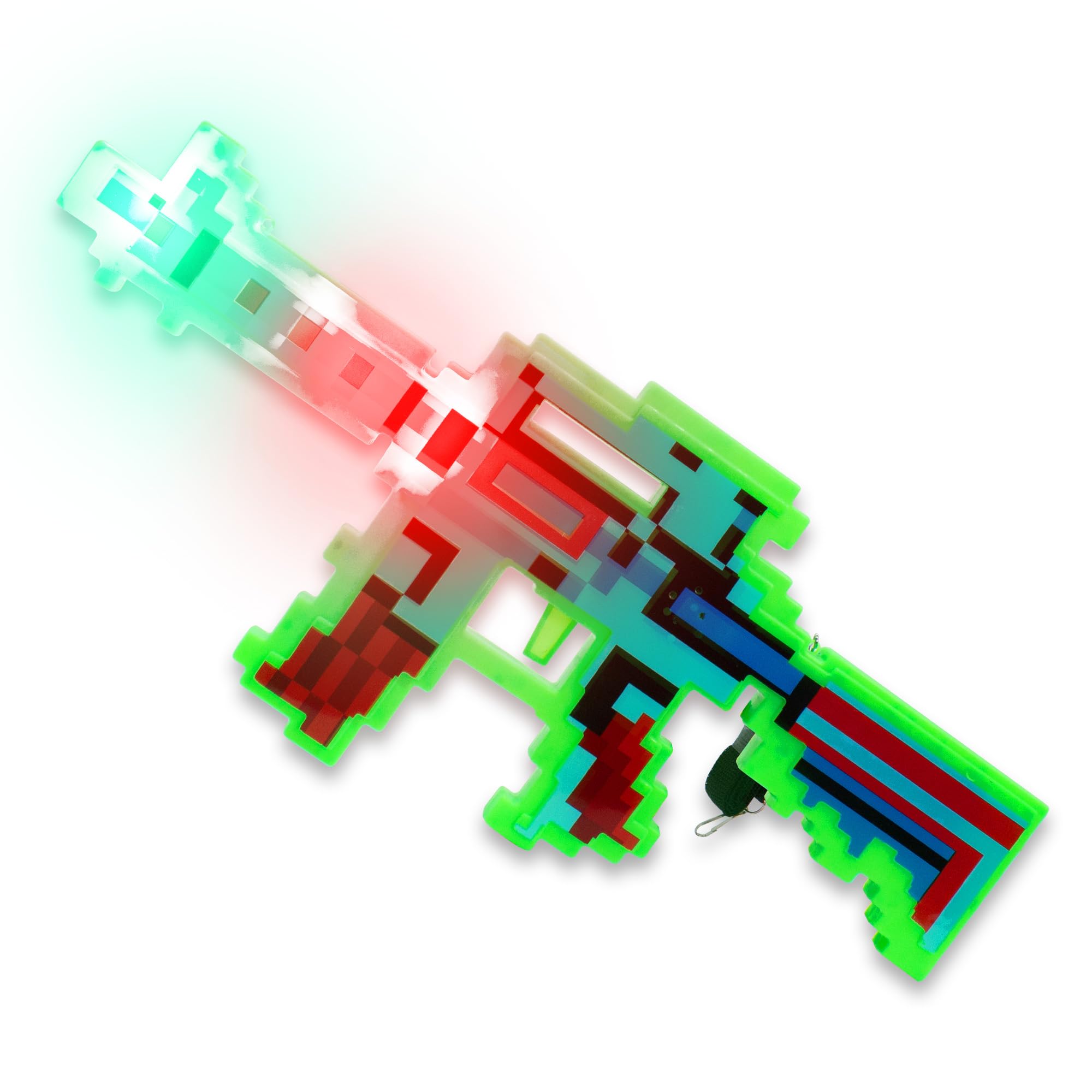 Windy City Novelties LED Light up Pixel Toy Gun