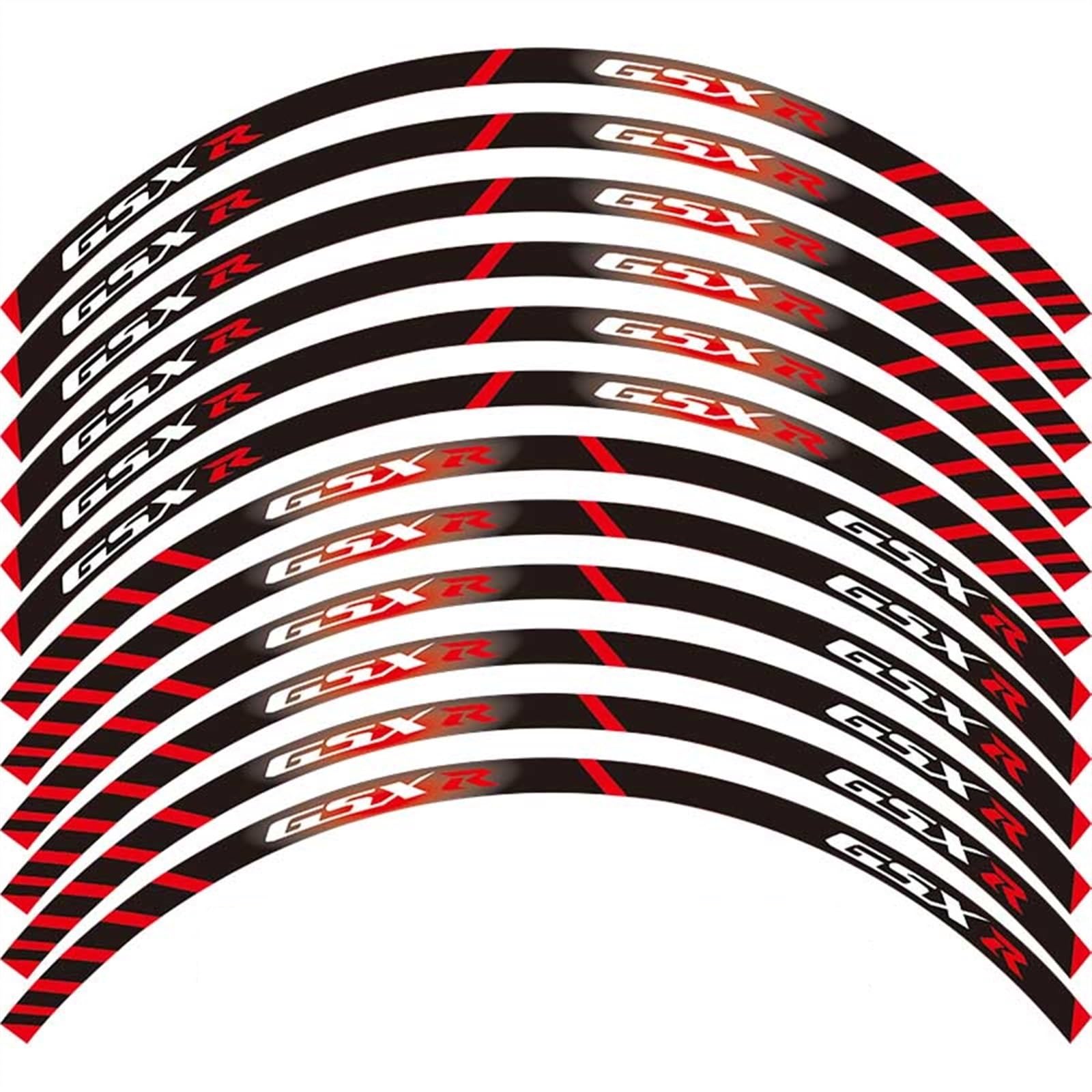 Applique Motorcycles Reflective Sticker for S&uzuki for GSXR 250 400 600 1000 750 for GSXR1000R for GSXR1000 for GSXR600 750(A4)
