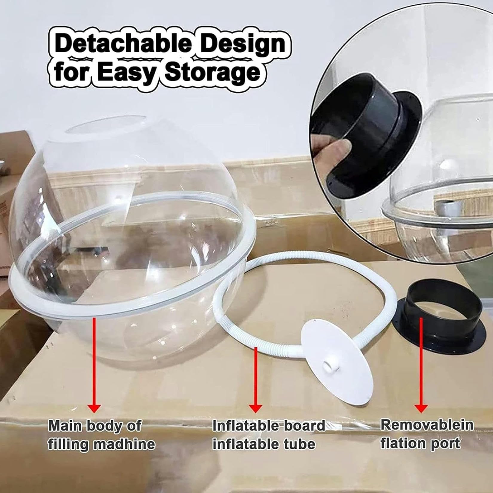 XENITE Machine de Farce à Ballon avec Ensemble de Pompes en Ballon, kit ;Outils de Bouchons de Farce de Ballon, farceur de Ballon de Bricolage pour Cadeaux décoration fête de Mariage Noël