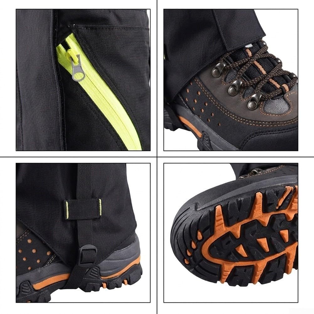 Polainas Trekking Ajustables para Montaña y Camping