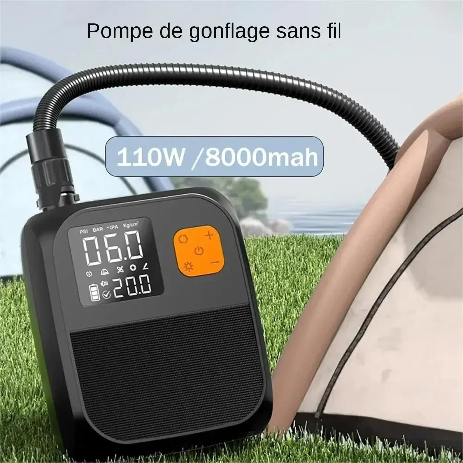 Bomba de palé: Forma portátil inalámbrica, Bomba de Aire inalámbrica
