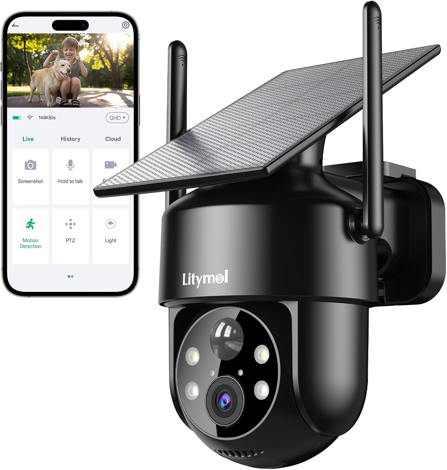Solar Security Cameras Wireless Outdoor