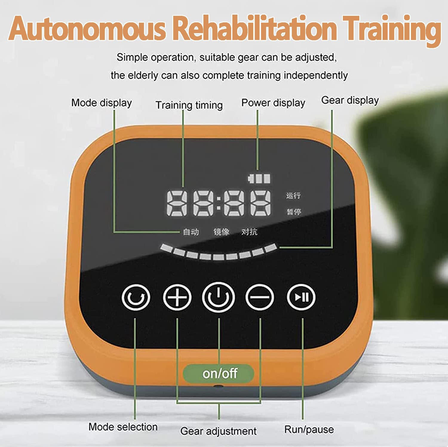 Rehabilitacyjne Rękawice Robota,Trener Rehabilitacji Palców Porażenia Połowiczego,Miękkie Lusterko Do Treningu Palców W Celu Fizjoterapii Udaru Dłoni,Szyna Ręczna Do ćwiczeń,Yellow-Left-S