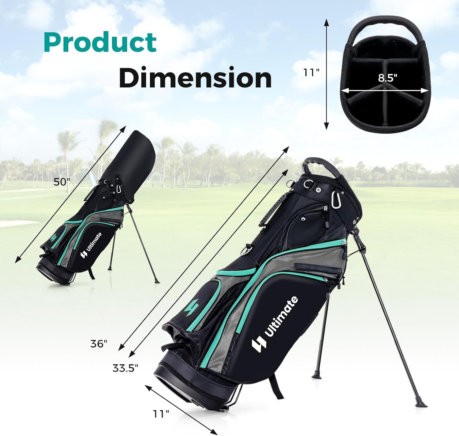 Goplus Complete Golf Club Package Set for Men, 11 PCS Right Handed Golf Clubs with 460CC #1 Driver, #3 Fairway Wood, #5 Hybrid, #5/#6/#7/#8/#9/#S/#P Irons, Putter, Golf Stand Bag with Rain Hood