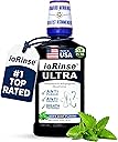 ioRinse Ultra Periodontal Rinse & Gum Mouthwash, Alcohol Free Mouth Rinse for Gum Disease, Fights Gingivitis, Plaque & Bad Breath, Bleeding Gums mouthwash with Molecular Iodine & Xylitol, 1L