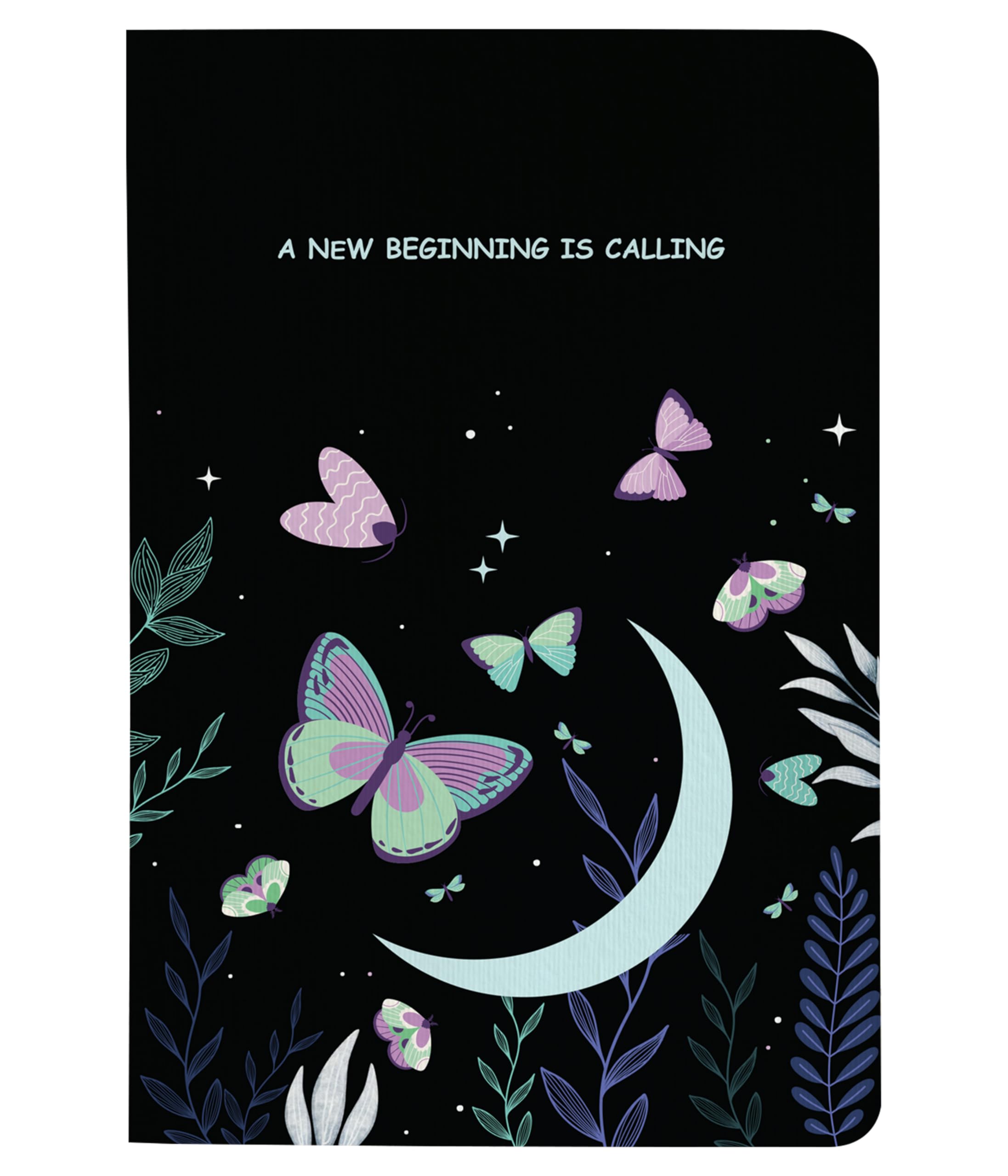 90 GSM A5 Journal: 160 Pages | Ruled | (New Beginnings)