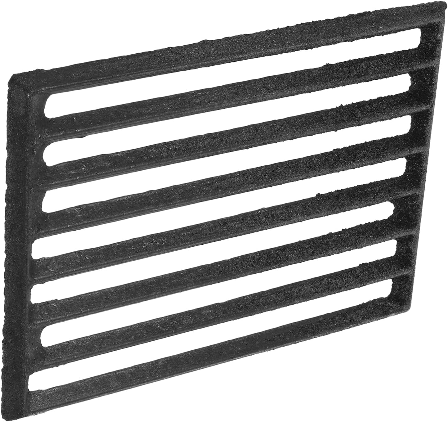 ERINGOGO Sturdy Cast Iron Fireplace Grate Metal Firewood Stove Grate for Barbecue Iron