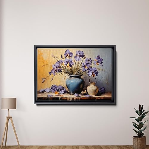 Miniatura 2 de Provence Blooms, Acrylic Iris Prints, Captivating Canvas Wall Art Celebrating the Beauty of Flowers, Wall Art, Art Decor