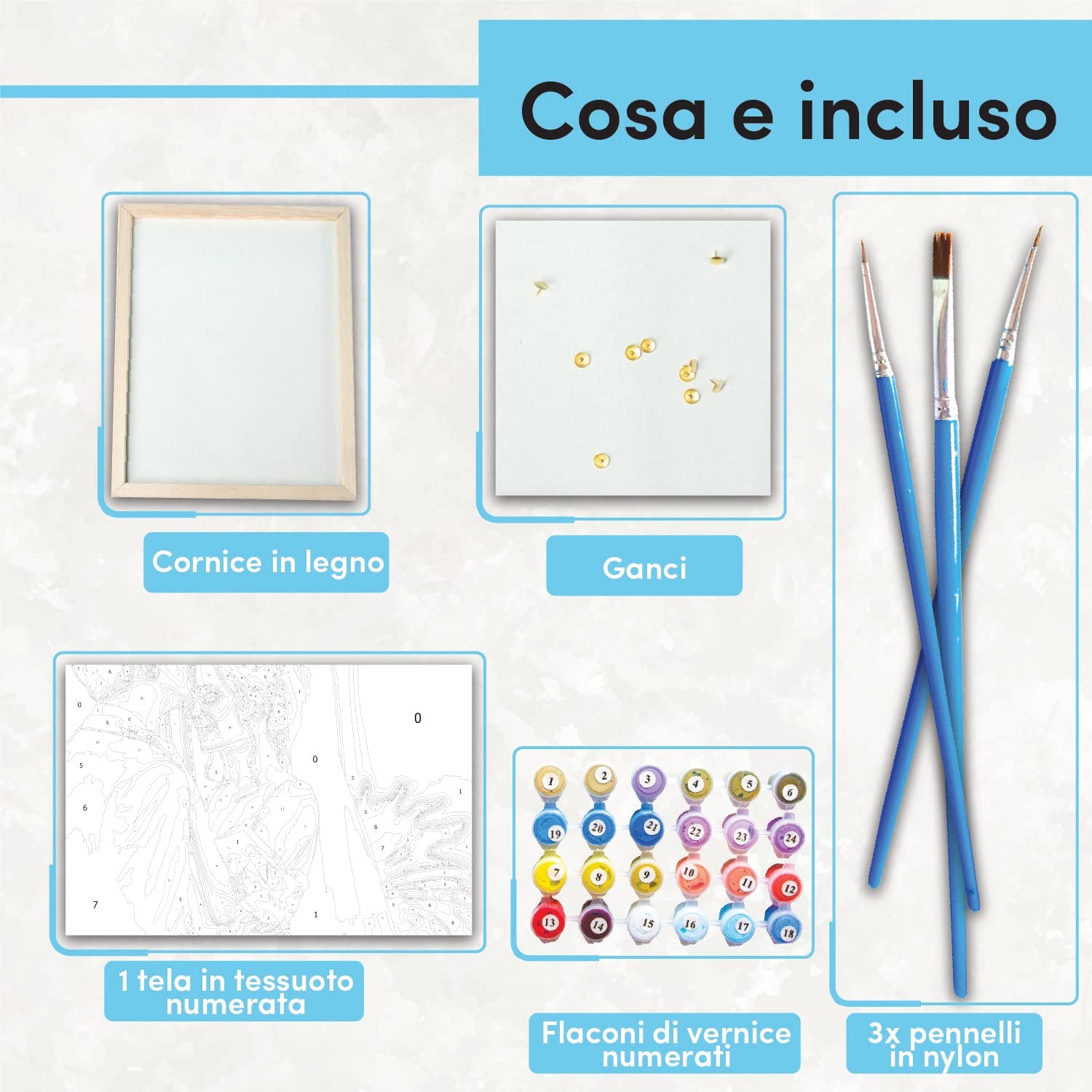 Kit Dipingere Con Numeri Adulti - Basilica San Pietro 40x50 Cm - Foto 8