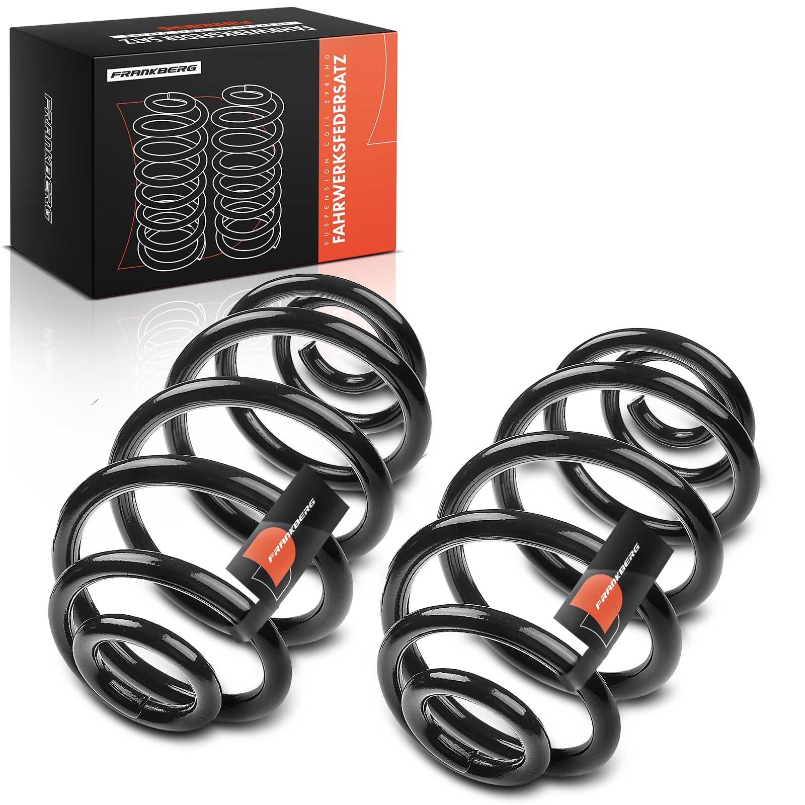 Frankberg 2 muelles de suspensión para eje trasero 4BO511115D | Compatible con: P.a.s.s.a.t Variante 3B5, P.a.s.s.a.t Variante 3B6