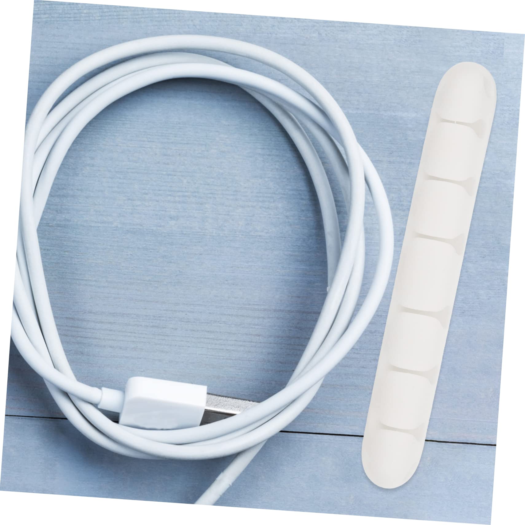DOITOOL 5sets Silikon Klebstoff Kabel Clip Cord Organizer 8 Slots Draht Für Desktop Daten 2 Stücke * 5