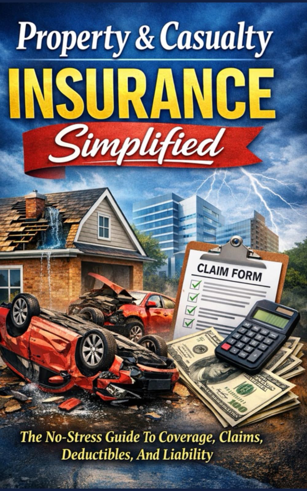 Property & Casualty Insurance Simplified: The No-Stress Guide To Coverage, Claims, Deductibles, And Liability: Real-World Steps To Avoid Denials, Cut ... And Protect Your Home, Car, And Business Fast