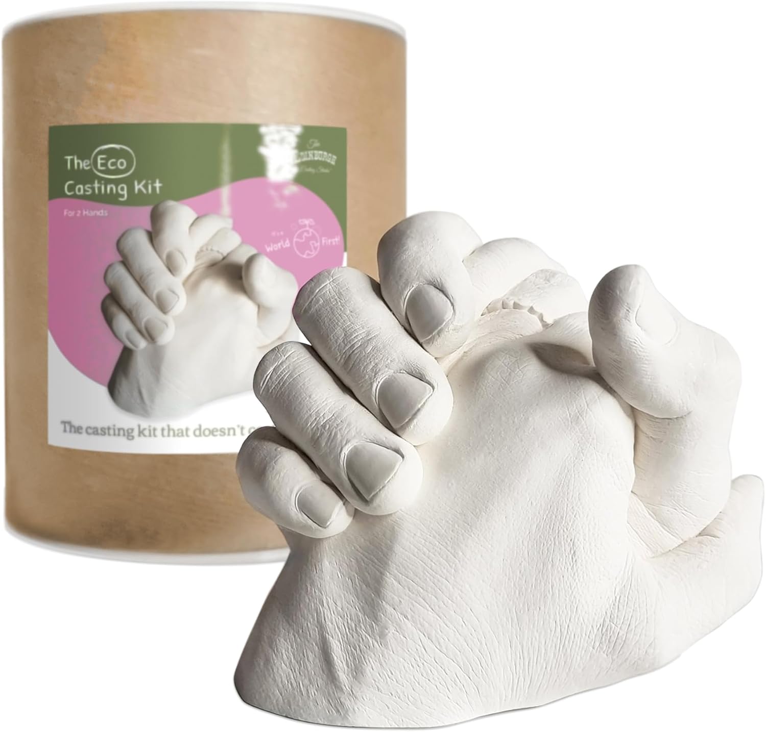 Edinburgh EcoFriendly DIY Couples Hand Casting Kit Make a Cast of Your Hands Preserve a
